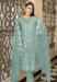 Picture of Georgette Dark Sea Green Straight Cut Salwar Kameez