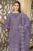Picture of Georgette Medium Purple Straight Cut Salwar Kameez