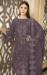 Picture of Georgette Dim Gray Straight Cut Salwar Kameez