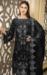 Picture of Resplendent Georgette Black Straight Cut Salwar Kameez