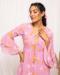 Picture of Sublime Cotton & Georgette Pink Kurtis And Tunic