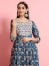 Picture of Rayon Dark Slate Blue Readymade Salwar Kameez