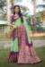 Picture of Well Formed Silk Dark Sea Green Saree