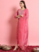 Picture of Well Formed Silk Light Pink Readymade Salwar Kameez