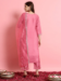 Picture of Well Formed Silk Light Pink Readymade Salwar Kameez