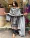 Picture of Georgette Dark Slate Grey Readymade Salwar Kameez