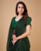 Picture of Good Looking Georgette & Silk Sea Green Saree