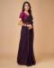 Picture of Resplendent Georgette & Silk Purple Saree