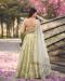 Picture of Magnificent Silk Dark Khaki Readymade Lehenga Choli