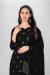 Picture of Taking Georgette Black Straight Cut Salwar Kameez