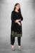 Picture of Taking Georgette Black Straight Cut Salwar Kameez