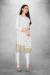 Picture of Ravishing Georgette White Straight Cut Salwar Kameez