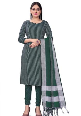 Picture of Taking Cotton Sea Green Straight Cut Salwar Kameez