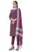 Picture of Wonderful Cotton Dim Gray Straight Cut Salwar Kameez