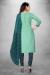 Picture of Medium Aqua Marine Straight Cut Salwar Kameez