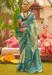 Picture of Amazing Silk Dark Sea Green Saree