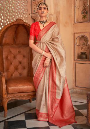 Picture of Lovely Silk Tan Saree