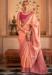 Picture of Stunning Silk Salmon Saree