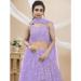 Picture of Stunning Georgette Light Steel Blue Lehenga Choli