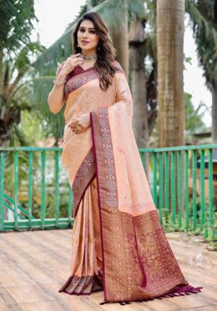 Picture of Magnificent Silk Wheat Saree