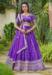 Picture of Gorgeous Satin Dark Orchid Readymade Lehenga Choli