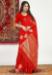Picture of Statuesque Silk Red Saree