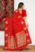 Picture of Statuesque Silk Red Saree