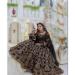 Picture of Bewitching Chiffon Black Lehenga Choli