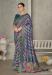 Picture of Sublime Silk Dark Slate Grey Saree