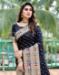 Picture of Excellent Silk Black Saree