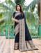 Picture of Excellent Silk Black Saree