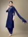 Picture of Cotton Dark Slate Blue Readymade Salwar Kameez