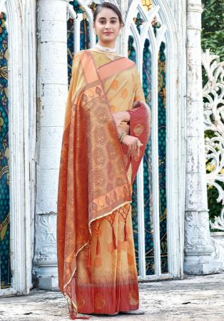 Picture of Radiant Silk Burly Wood Saree