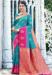 Picture of Grand Silk Dark Turquoise Saree