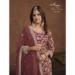 Picture of Elegant Georgette Brown Straight Cut Salwar Kameez