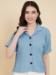 Picture of Charming Rayon Light Steel Blue Kurtis & Tunic