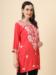 Picture of Resplendent Rayon Crimson Kurtis & Tunic