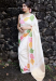 Picture of Gorgeous Silk Off White Saree