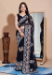 Picture of Elegant Georgette Black Saree