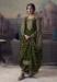 Picture of Georgette & Silk Dark Green Straight Cut Salwar Kameez