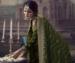 Picture of Georgette & Silk Dark Green Straight Cut Salwar Kameez