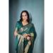 Picture of Bewitching Silk Midnight Blue Saree