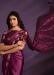 Picture of Resplendent Crepe & Satin & Silk Dark Magenta Saree