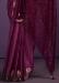 Picture of Resplendent Crepe & Satin & Silk Dark Magenta Saree