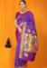 Picture of Excellent Silk Purple Saree