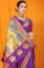 Picture of Excellent Silk Purple Saree