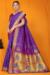 Picture of Excellent Silk Purple Saree