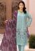 Picture of Georgette Powder Blue Straight Cut Salwar Kameez