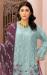 Picture of Georgette Powder Blue Straight Cut Salwar Kameez