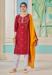 Picture of Lovely Cotton Maroon Readymade Salwar Kameez